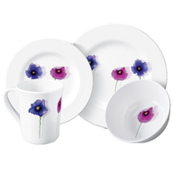 flowers white plate closeouts